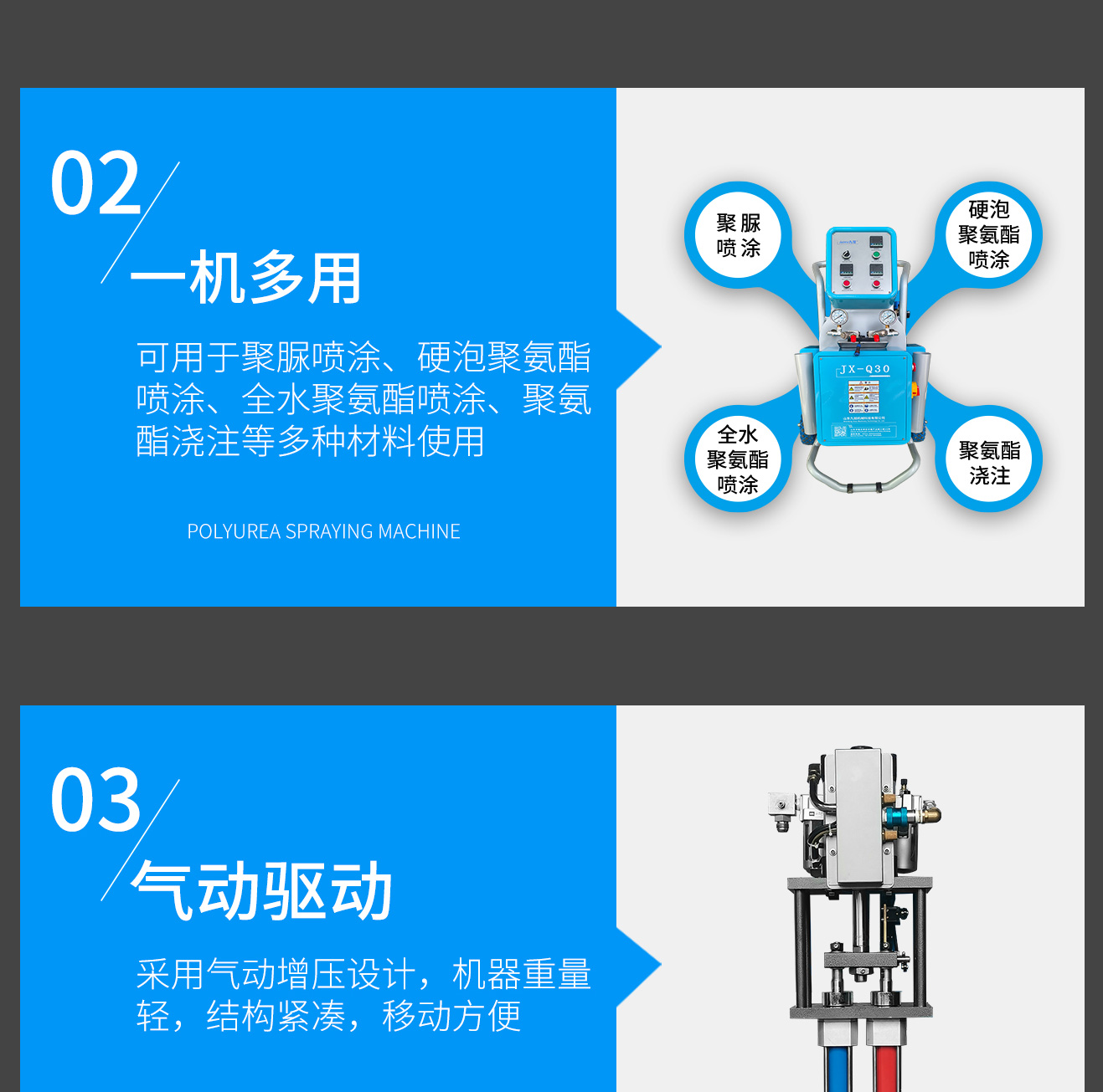 新款JX-H-P30S型材填充设备(图1)